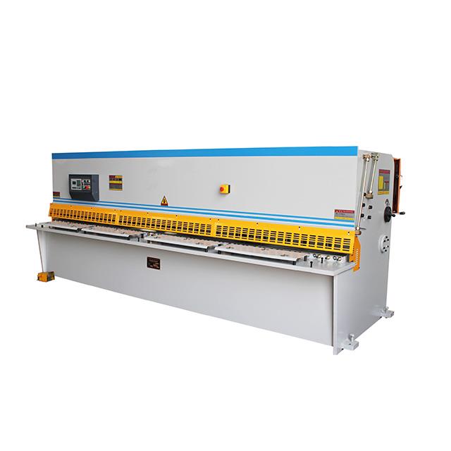 Hydraulic plate shears machine of rice sieve production line