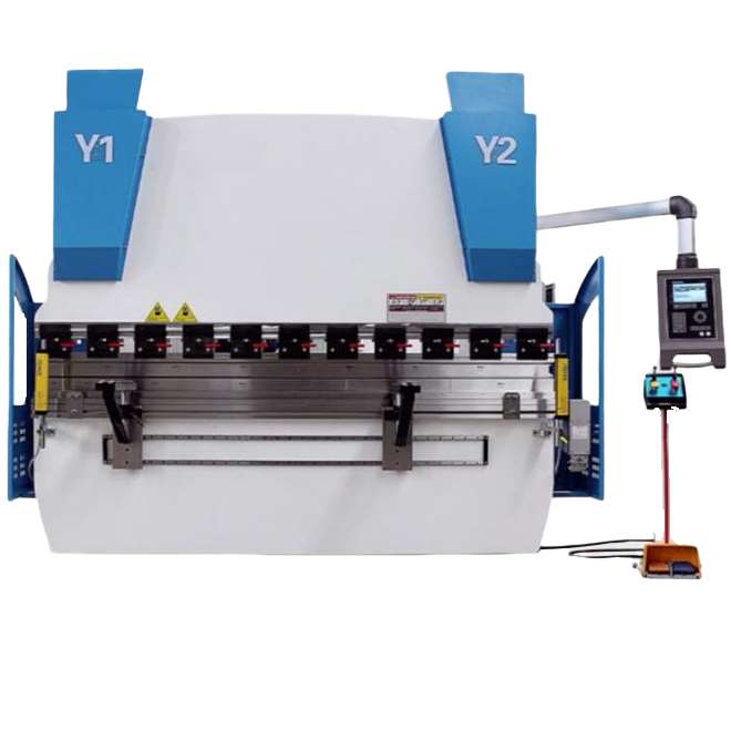 Hydraulic plate bending machine of rice sieve production line