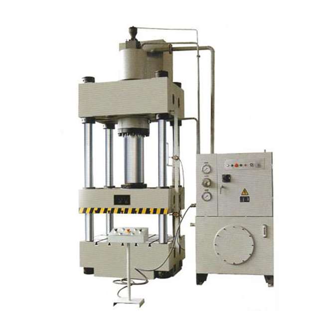 Hydraulic stretching press machine of pressure vessel production line
