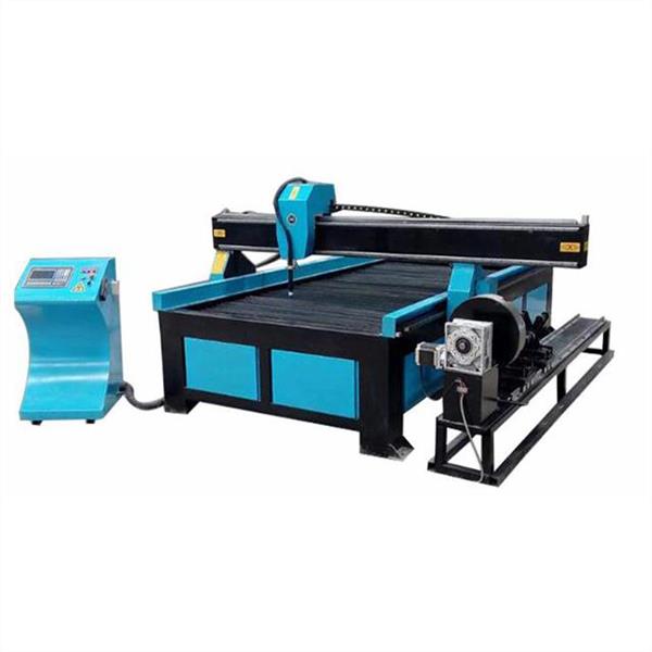 Desktop CNC plasma cutting machine with rotator tools