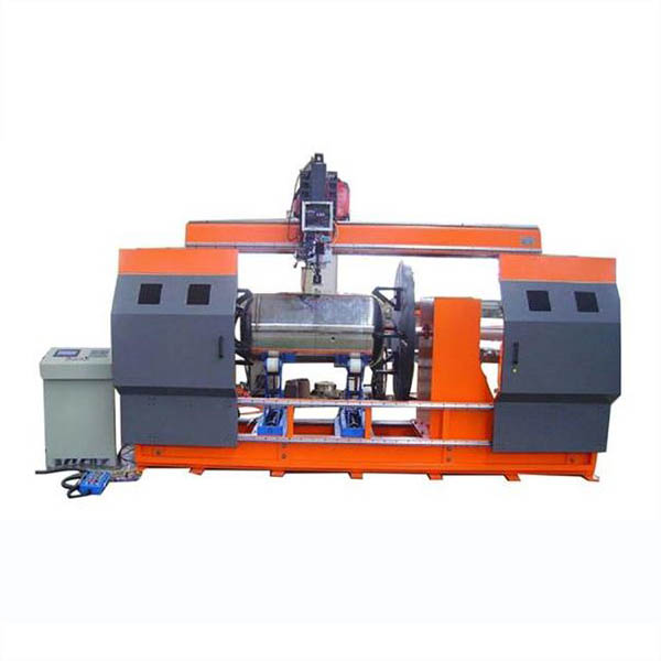 Lpg gas cylinder body circular seam welding machine