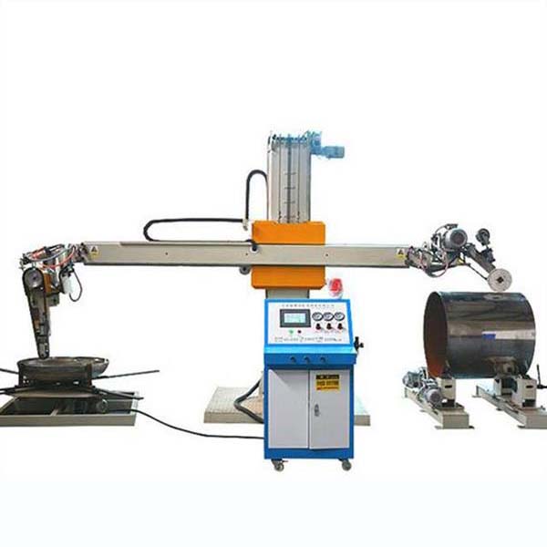 Polishing machine of stainless steel tank production line