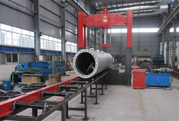 What machines are needed for light pole production