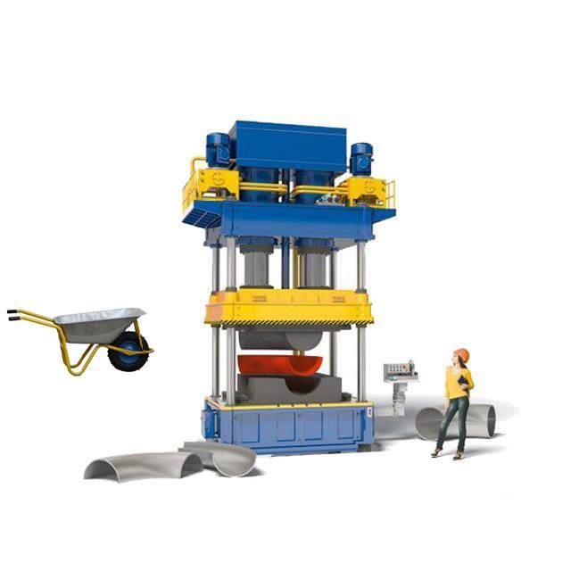 Wheelbarrow/trolley production line machines and equipment