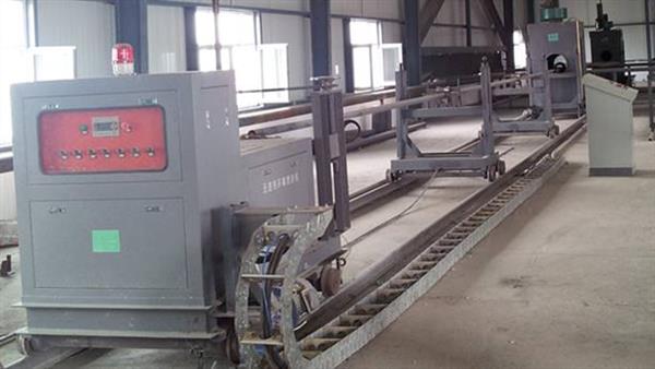 Spray painting machine of H-beam profile production line