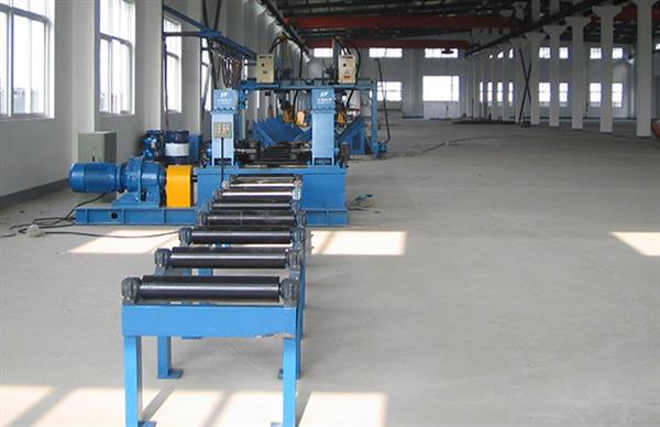 Straightening machine of H-beam profile production line