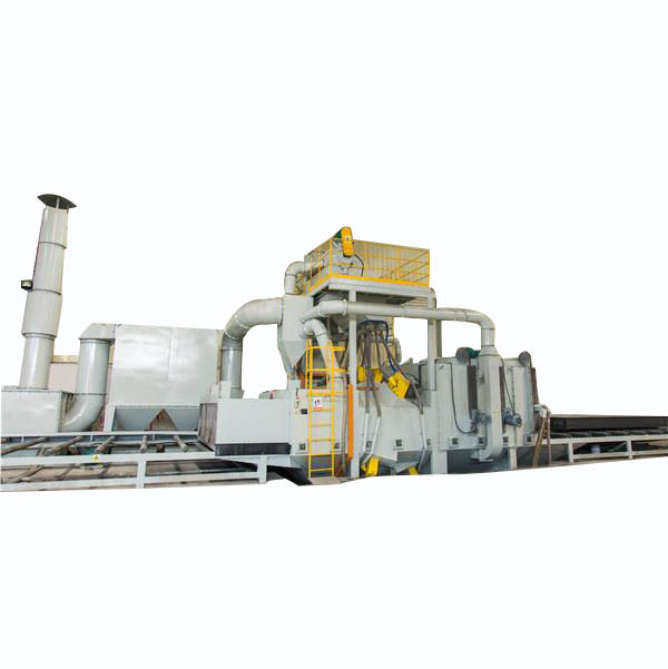 Shot blasting machine of electric water heater production line