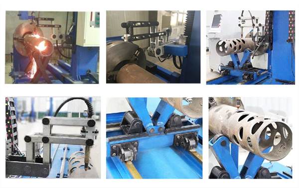 CNC intersecting line cutting machine pipe tube plasma 