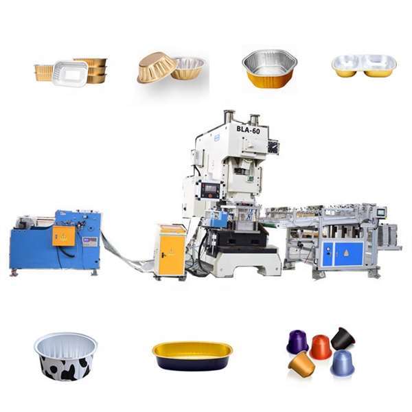 Máquinas y equipos de línea de producción de envases de alimentos de papel de aluminio