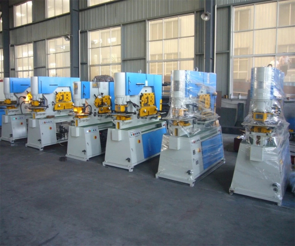 Q35Y series hydraulic combined punching and shearing machine/ angle cutting ironworker machine