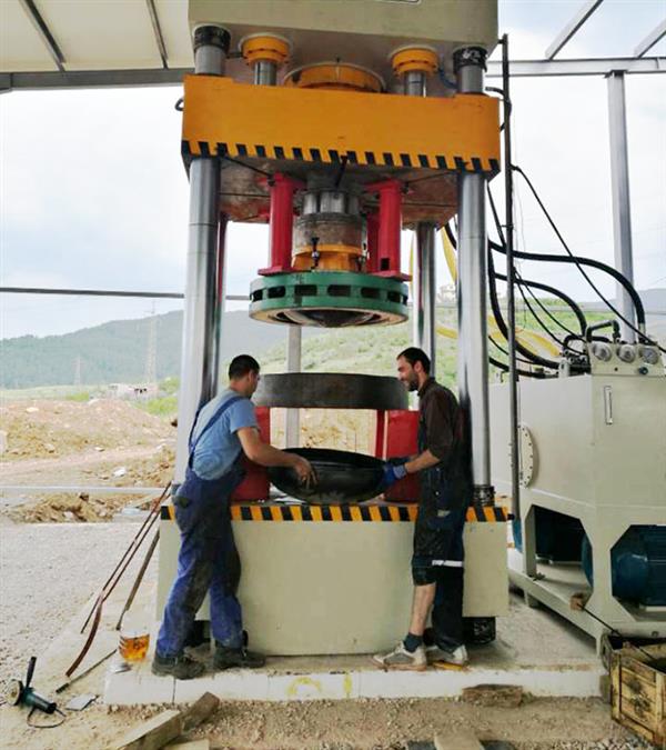 Máquina de estiramiento de cabeza Máquina de estiramiento Prensa hidráulica