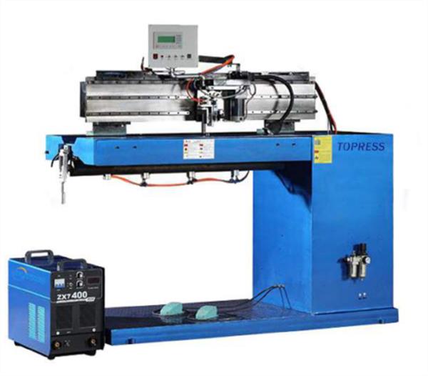 Longitudinal seam welding machine of electric water heater production line