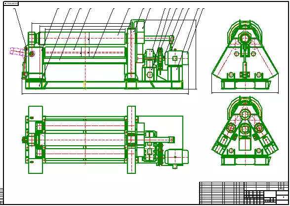 W12 series four-roller metal plate rolling machines