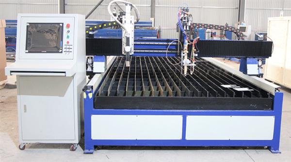 Desktop CNC plasma cutting machine with drilling tools