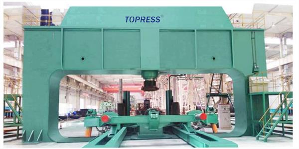 Heavy duty ellipse tank head dish end pressing and forming making machine