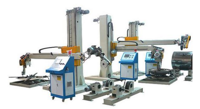 Polishing machine of stainless steel tank production line