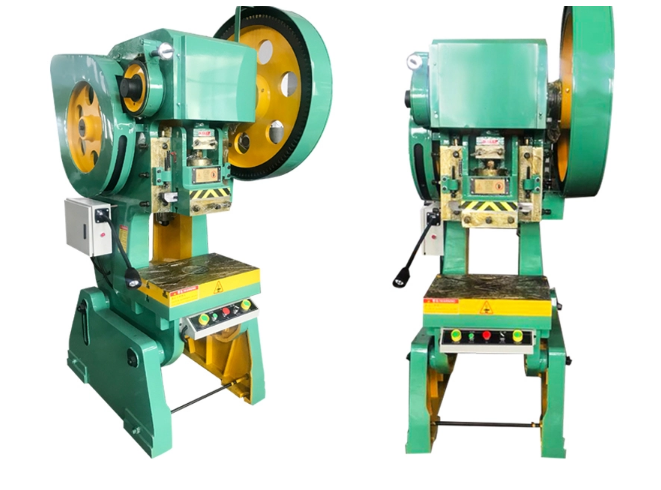 Punching press machine of rice sieve production line